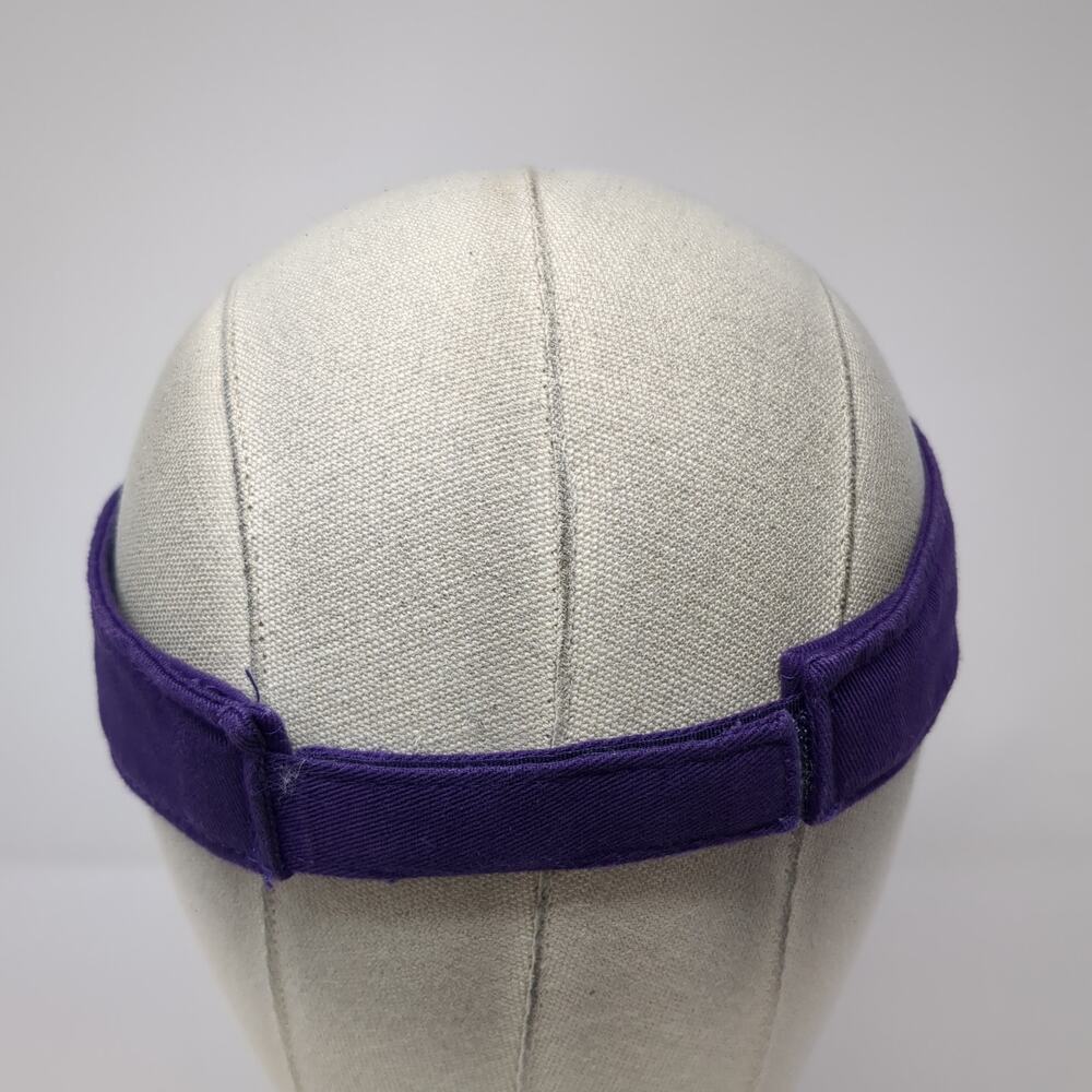 Outdoor Cap Strapback Visor Hat Solid Purple One … - image 6
